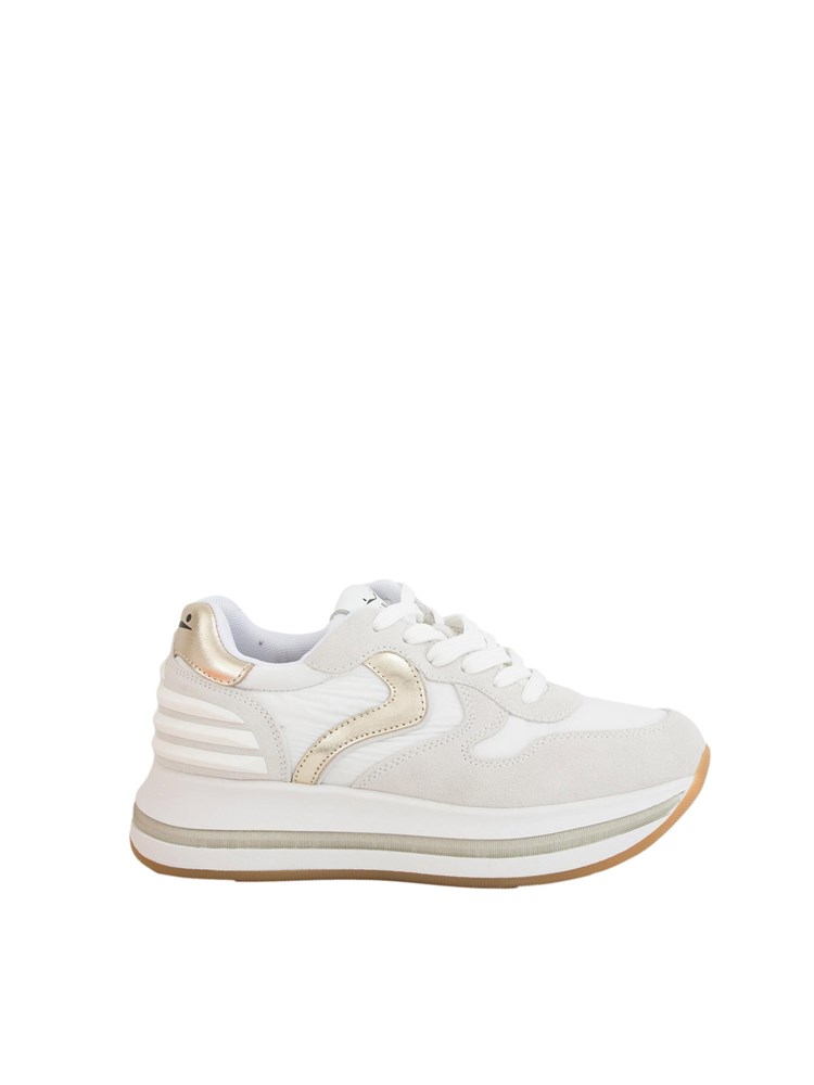 Sneakers bianche Voile Blanche in suede e tessuto tecnico