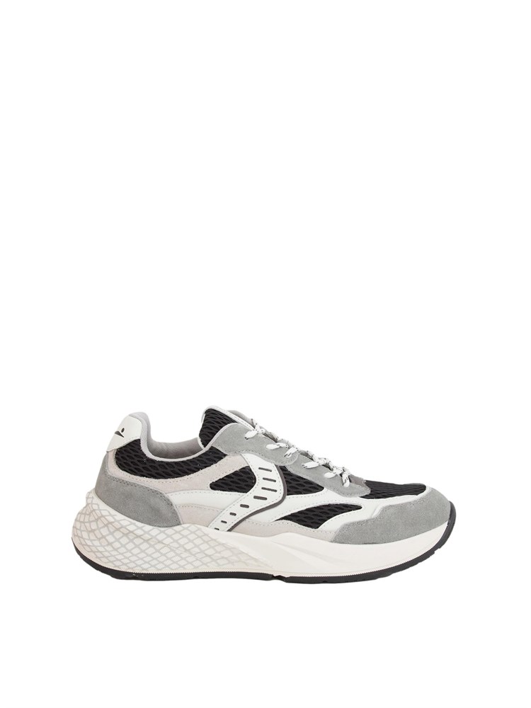 Sneaker grigia Voile Blanche in suede e tessuto tecnico