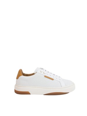 Sneaker Voile Blanche bianche in pelle traforata in DONNA