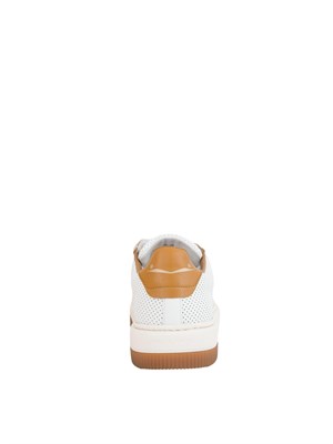 Sneaker Voile Blanche bianche in pelle traforata in DONNA