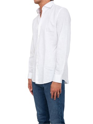 BOSS Camicia slim fit Hugo uomo in twill di cotone bianco facile da stirare in UOMO