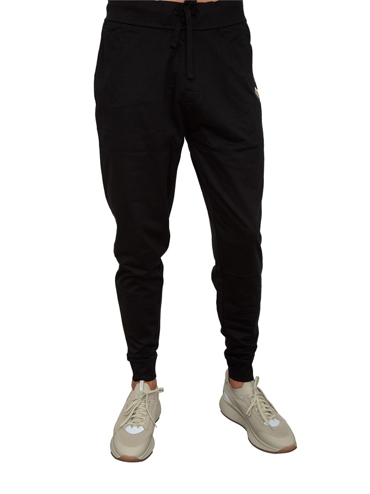 Pantaloni della tuta Boss in terry di cotone con stampa a righe