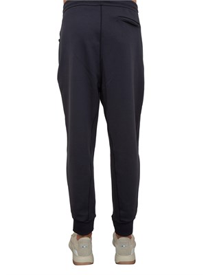 Pantaloni della tuta Boss blu con toppa con logo in UOMO