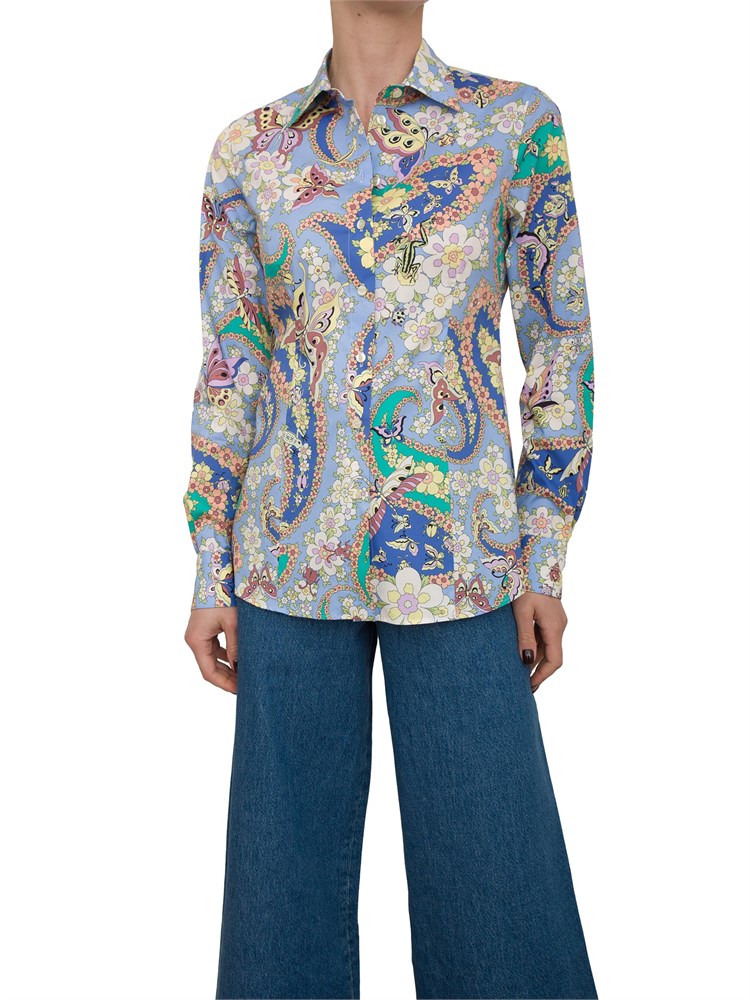 Camicia fantasia Paisley all-over Etro con vestibilità slim