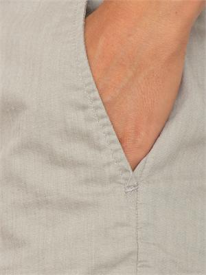 Bermuda Boss uomo in pregiato misto lino beige in UOMO