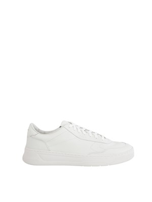 BOSS Sneaker bianche in pelle con suola in gomma in UOMO