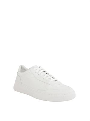 BOSS Sneaker bianche in pelle con suola in gomma in UOMO