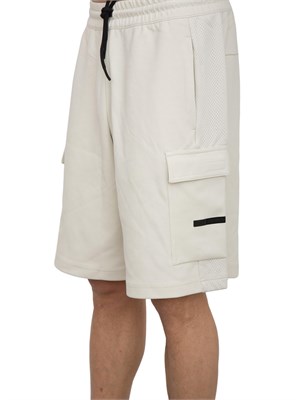 EA7 EMPORIO ARMANI Bermuda cargo EA7 in misto cotone avorio in UOMO