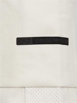 EA7 EMPORIO ARMANI Bermuda cargo EA7 in misto cotone avorio in UOMO