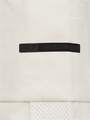 EA7 EMPORIO ARMANI Bermuda cargo EA7 in misto cotone avorio in UOMO