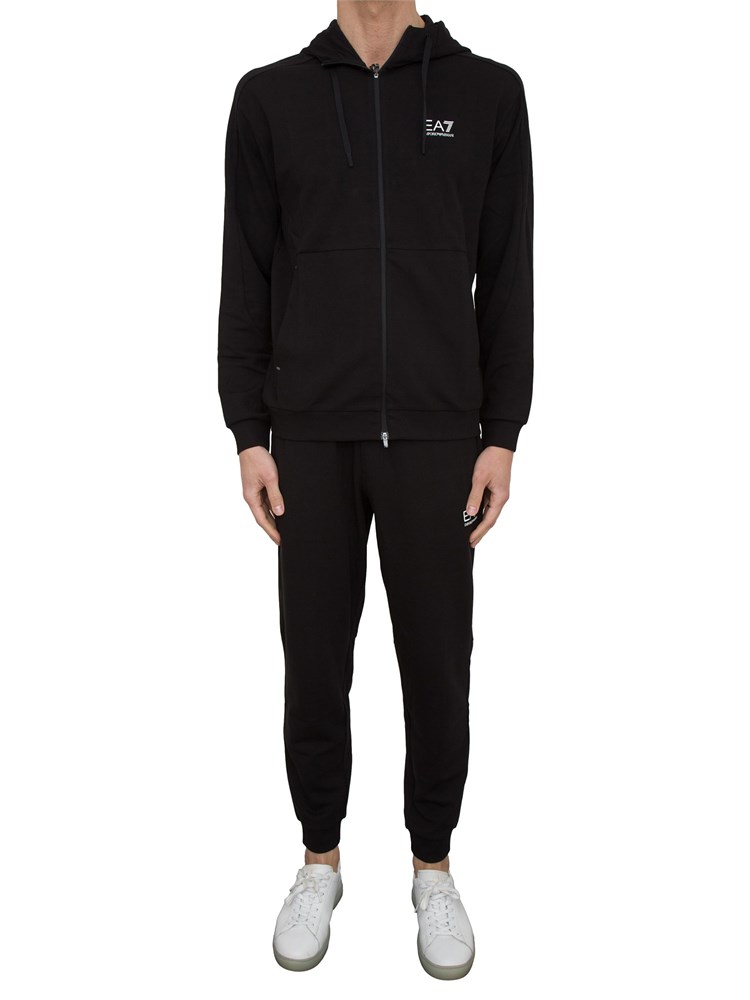 EA7 EMPORIO ARMANI Tuta EA7 Dynamic Athlete in tessuto tecnico Natural VENTUS7 nero