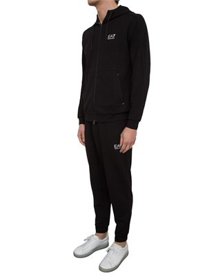 EA7 EMPORIO ARMANI Tuta EA7 Dynamic Athlete in tessuto tecnico Natural VENTUS7 nero in UOMO