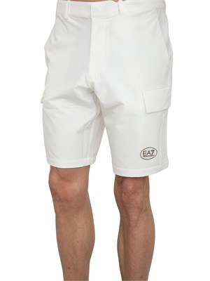 EA7 EMPORIO ARMANI Bermuda cargo Ea7 bianco in UOMO