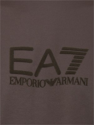 EA7 EMPORIO ARMANI T-shirt EA7 Lux Identity in jersey di misto modal taupe in UOMO