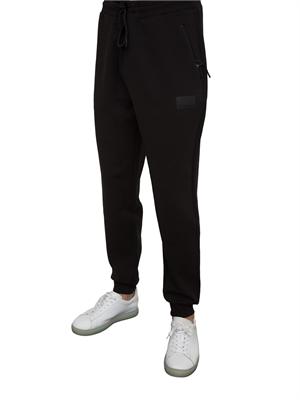 EA7 EMPORIO ARMANI Pantalone EA7 in interlock di misto cotone nero in UOMO
