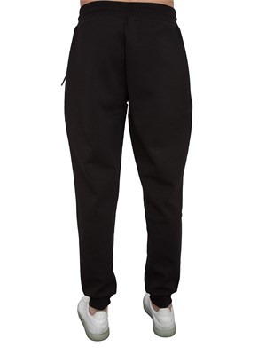 EA7 EMPORIO ARMANI Pantalone EA7 in interlock di misto cotone nero in UOMO
