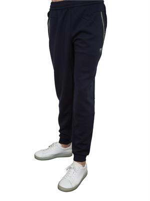 EA7 EMPORIO ARMANI Pantaloni jogger EA7 in misto viscosa stretch blu in UOMO