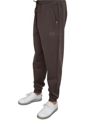 EA7 EMPORIO ARMANI Pantalone EA7 in interlock di misto cotone taupe in UOMO