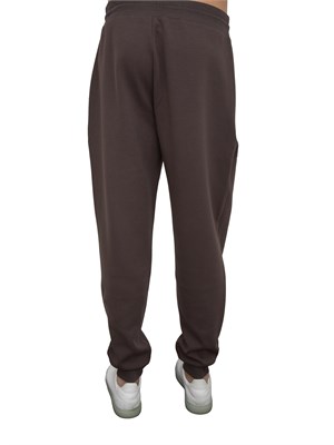EA7 EMPORIO ARMANI Pantalone EA7 in interlock di misto cotone taupe in UOMO