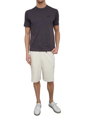 EA7 EMPORIO ARMANI T-shirt EA7 Core Identity in cotone Pima grigio in UOMO