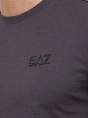EA7 EMPORIO ARMANI T-shirt EA7 Core Identity in cotone Pima grigio in UOMO