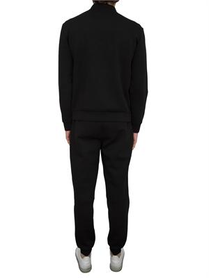EA7 EMPORIO ARMANI Tuta sportiva Ea7 in misto viscosa con felpa full zip e pantaloni nero in UOMO