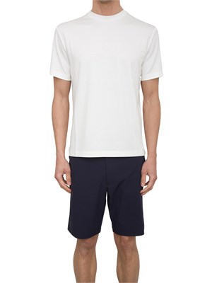 EA7 EMPORIO ARMANI T-shirt EA7 Lux Identity in jersey di misto modal avorio in UOMO