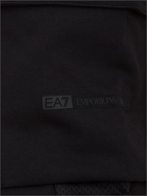 EA7 EMPORIO ARMANI Pantaloni cargo EA7 in misto cotone nero in UOMO