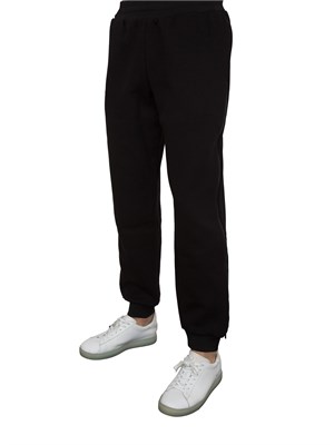 EA7 EMPORIO ARMANI Pantalone tuta EA7 in misto cotone nero in UOMO