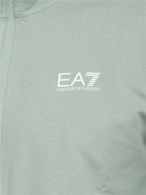 EA7 EMPORIO ARMANI Tuta Ea7 Core Identity in cotone verde in UOMO