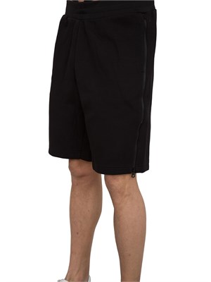 EA7 EMPORIO ARMANI Bermuda sportivo EA7 con zip laterale nero in UOMO