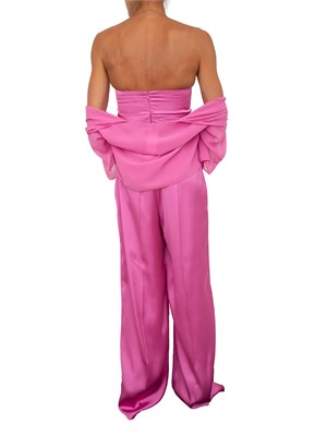 Tuta elegante Emme Marella in raso rosa in DONNA