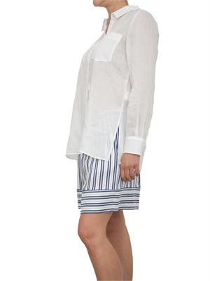 Camicia bianca Marella in ramiè trasparente in DONNA
