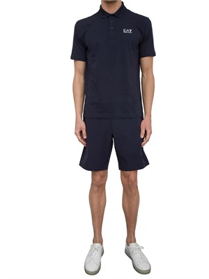 EA7 EMPORIO ARMANI Bermuda Ea7 Golf Pro in tessuto tecnico VENTUS7 blu in UOMO