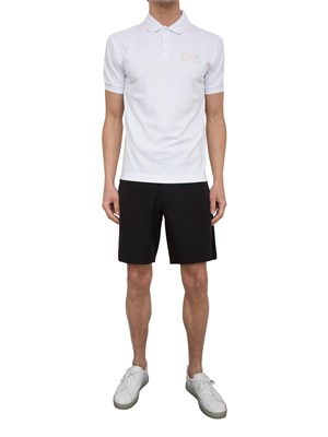 EA7 EMPORIO ARMANI Bermuda Ea7 Golf Pro in tessuto tecnico VENTUS7 nero in UOMO