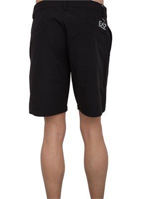 EA7 EMPORIO ARMANI Bermuda Ea7 Golf Pro in tessuto tecnico VENTUS7 nero in UOMO
