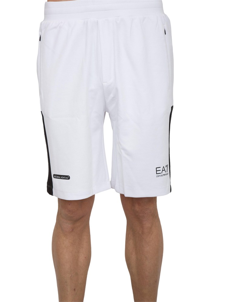 PANTALONE BERMUDA EA7 EMPORIO ARMANI BIANCO