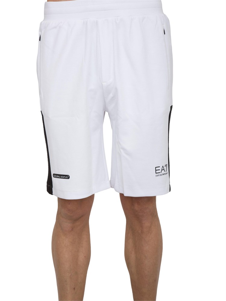 PANTALONE BERMUDA EA7 EMPORIO ARMANI BIANCO