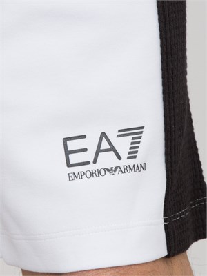 PANTALONE BERMUDA EA7 EMPORIO ARMANI BIANCO in UOMO