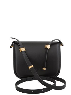 Borsetta squadrata a spalla Pinko Love Bag Box in nappa nera in DONNA