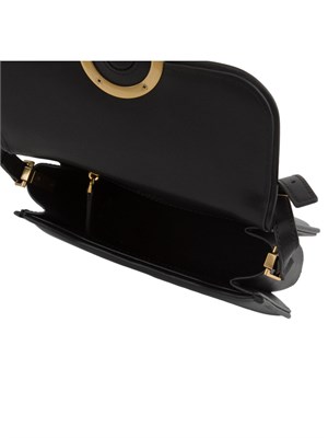 Borsetta squadrata a spalla Pinko Love Bag Box in nappa nera in DONNA