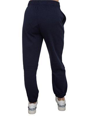 Pantalone tuta blu Pinko con gioiello Love Birds in DONNA