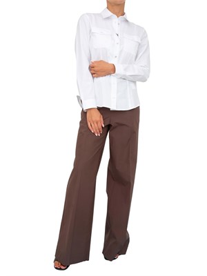 Camicia Marella in popeline di cotone bianco in DONNA