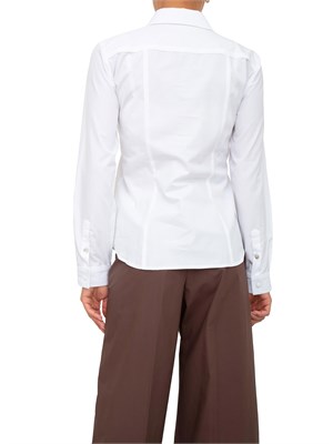 Camicia Marella in popeline di cotone bianco in DONNA