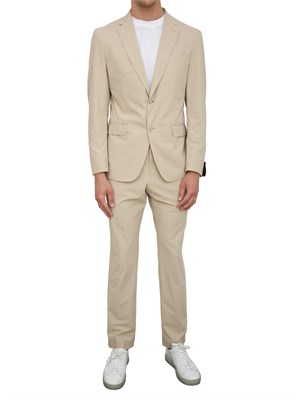 Abito Boss in tessuto elasticizzato beige in UOMO