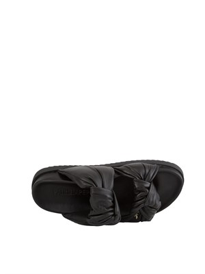 Slippers nere Patrizia Pepe con nodi in DONNA