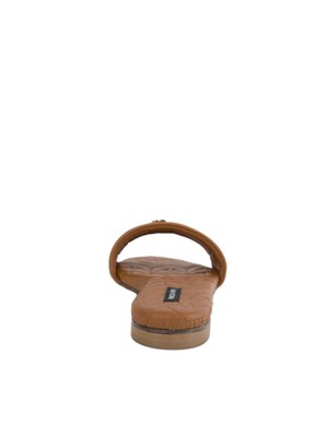 Sandali ciabatta Patrizia Pepe in pelle cuoio in DONNA
