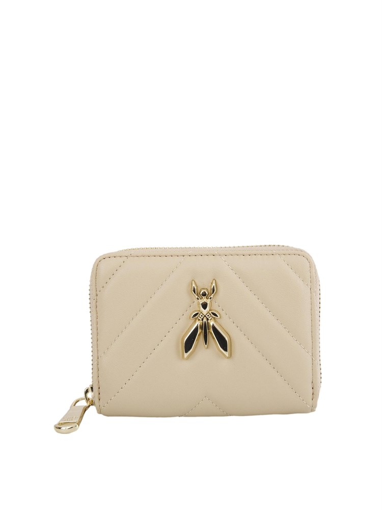 Portafoglio beige con zip Patrizia Pepe