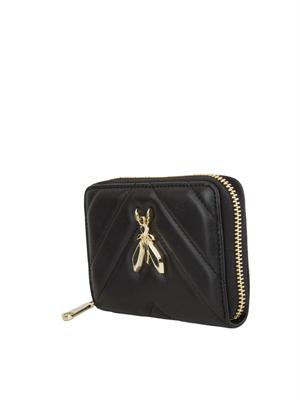 Portafoglio beige con zip Patrizia Pepe in DONNA