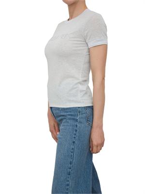 T-shirt Patrizia Pepe in maglia argento chiaro in DONNA